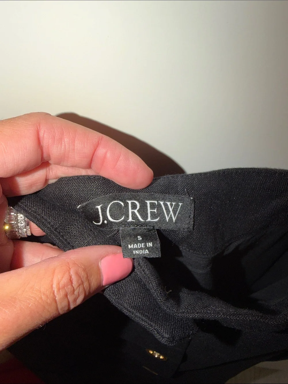 J Crew Black Button-Front Linen Blend Sundress - size small